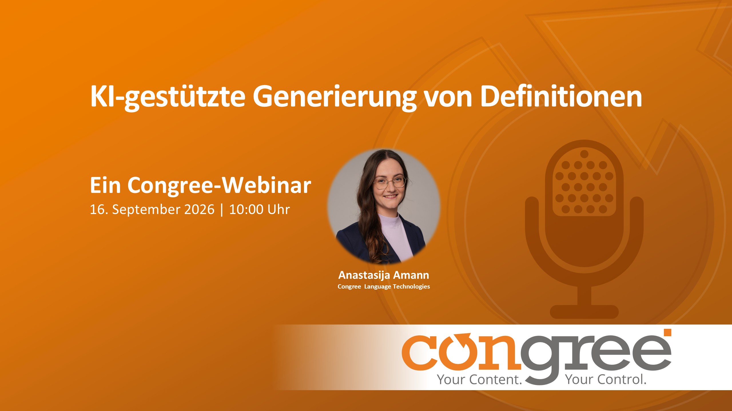 KI-gestützte Generierung von Definitionen